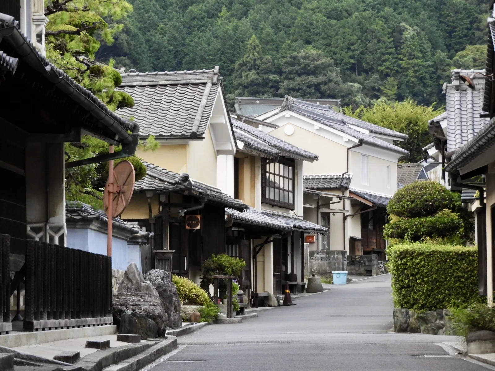 大洲の町並み