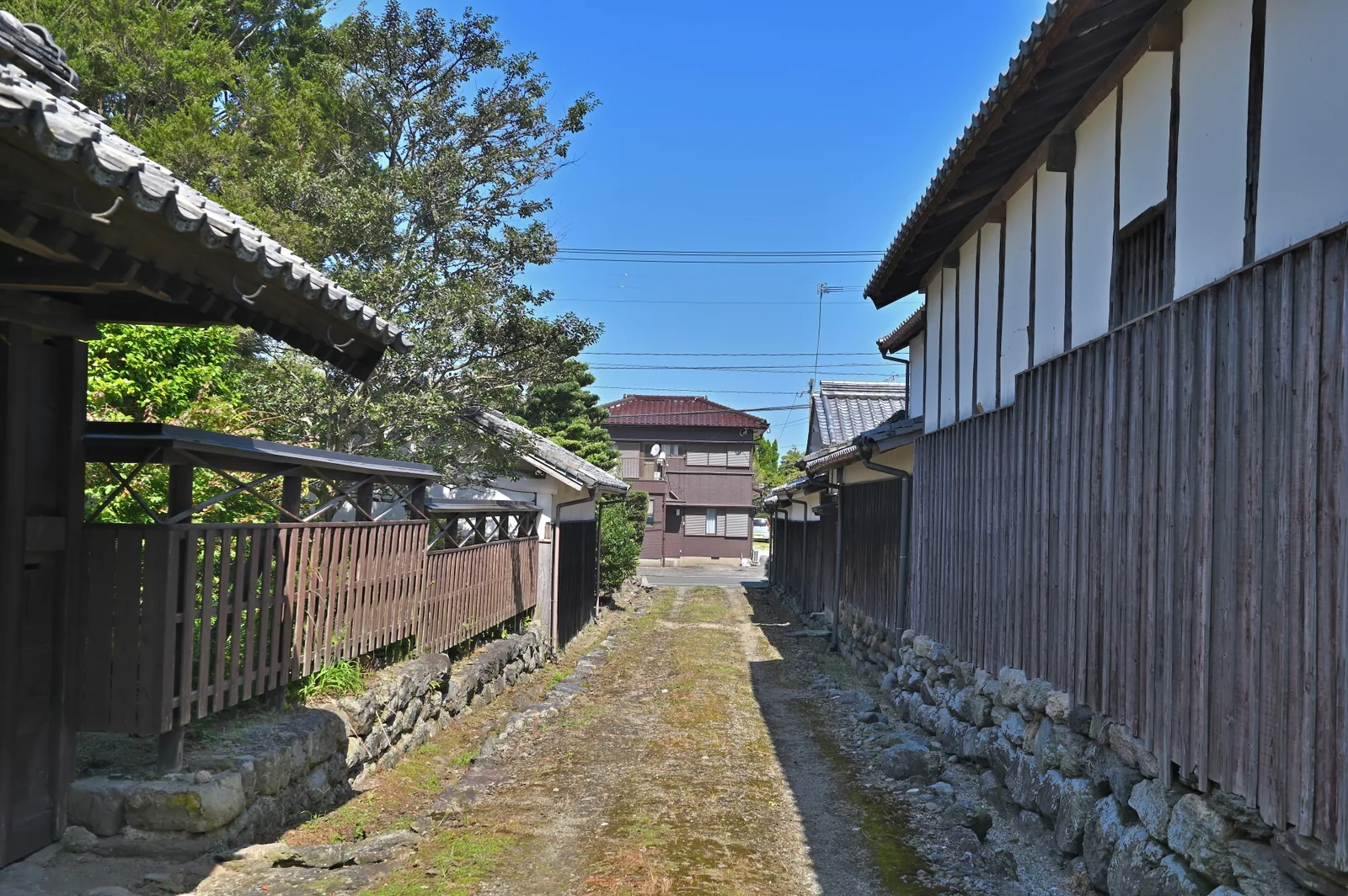 草野の町並み