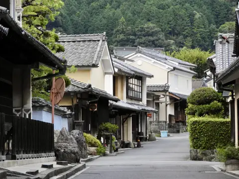 大洲の町並み