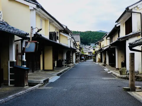 八日市・護国地区の町並み